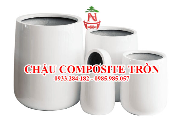 Chậu composite hình tròn